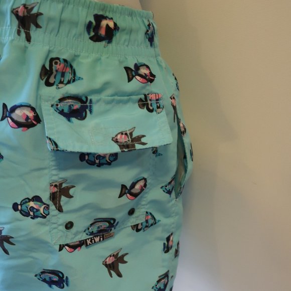 KIWI SAINT TROPEZ AQUAFISH SWIM TRUNKS 46 US/36 * - Picture 5 of 7